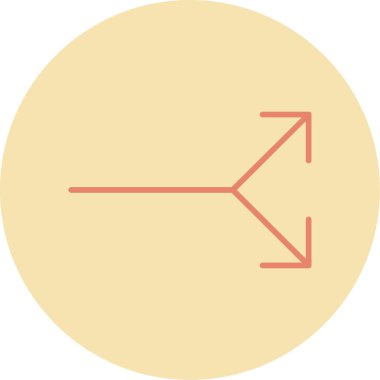 ok simgesi, vektör illüstrasyonu