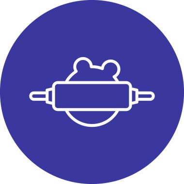 Modern b 'nin vektör illüstrasyonu dolgu simgesinden yoksun