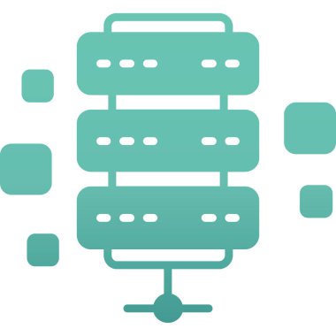 Ağ simgesinin vektör illüstrasyonu