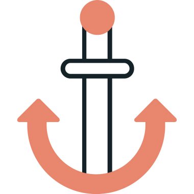 tekne ikonu vektör illüstrasyonu