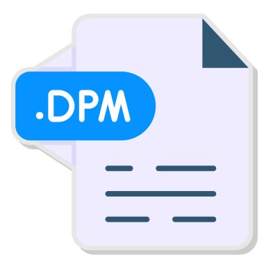 dosya biçimi simgesi, vektör illüstrasyonu