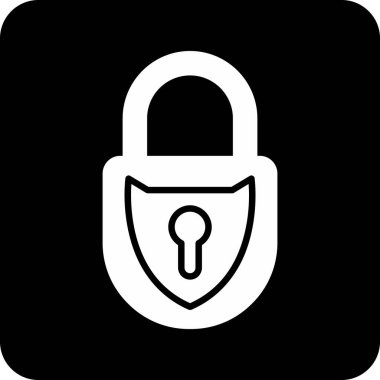 ikon vektör illüstrasyonunu kilitle