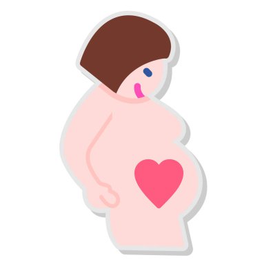 aşık bebek ikonu, izometrik stil