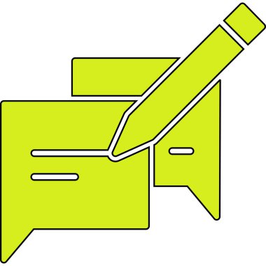 Beyaz izole arkaplanda kalem vektör simgesi