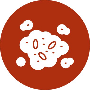 Şirin bir çizgi film simgesinin vektör çizimi