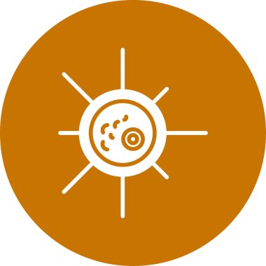 Güneş Simgesi Vektör illüstrasyonu