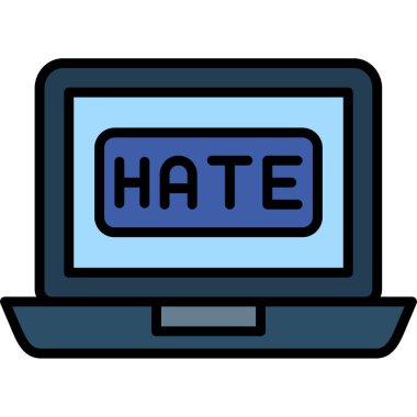 Metin simgesi vektör resimli dizüstü bilgisayar