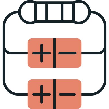 b b simgesinin vektör illüstrasyonu