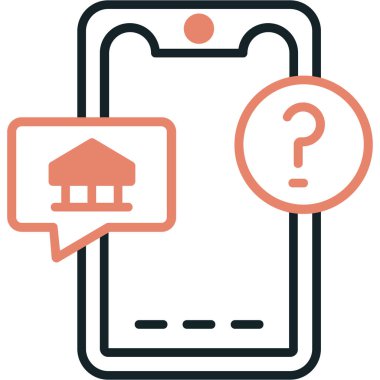 cep telefonu simgesi, modern vektör illüstrasyonu