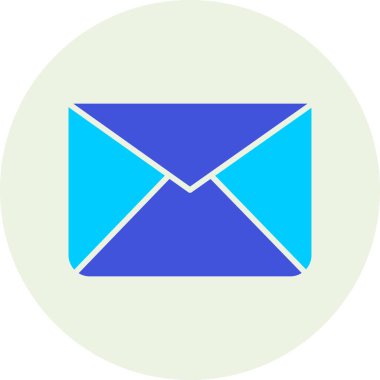 Zarf. Web simgesi basit illüstrasyon