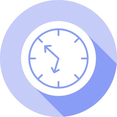 Zaman simgesi vektör illüstrasyonu