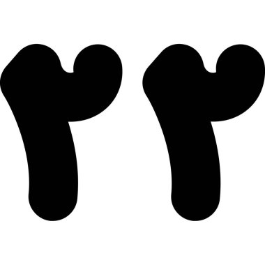 Çizgi film burç simgesinin vektör çizimi