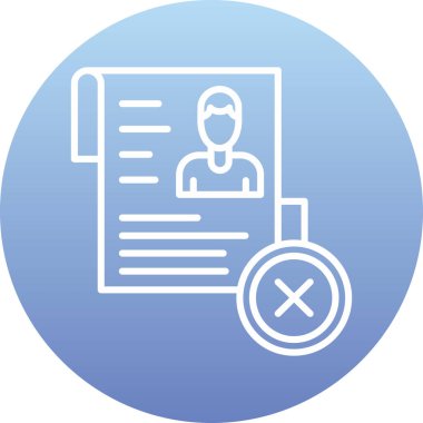 Belge ve modern simgenin vektör illüstrasyonu