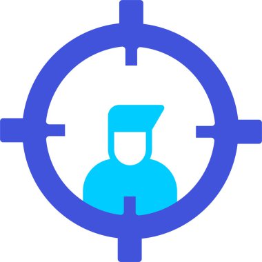 kullanıcı. Web simgesi basit illüstrasyon