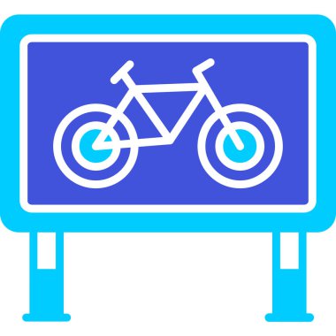 Bisiklet. Web simgesi basit illüstrasyon