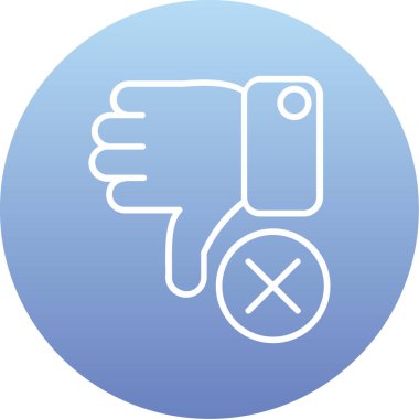 el simgesi vektör illüstrasyonu yok