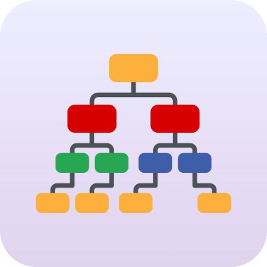 Modern simgenin vektör illüstrasyonu