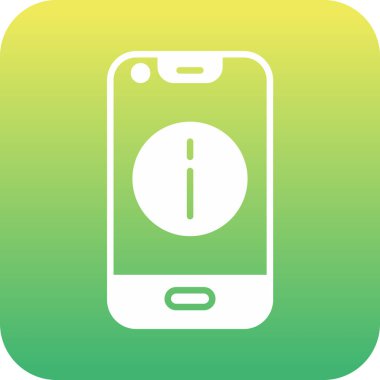 İllüstrasyon telefon uygulama simgesi