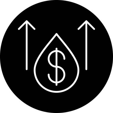 Dolar simgesi vektör illüstrasyonu