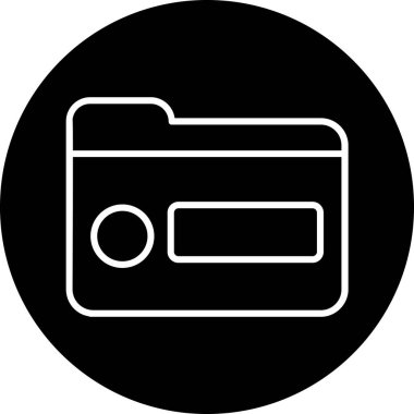 Kredi kartı simgesinin vektör çizimi