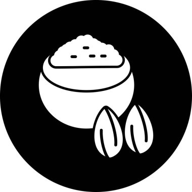 Beyaz arka planda izole edilmiş suşi ikonu vektörü, suşi yiyecek işareti