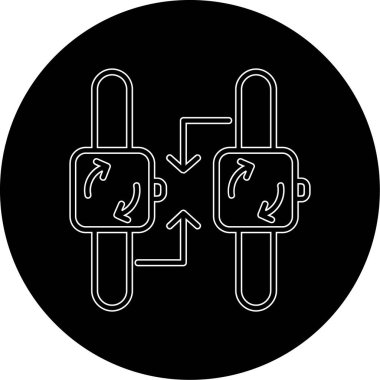 trend biçimi izole edilmiş arkaplanda anahtar simgesi