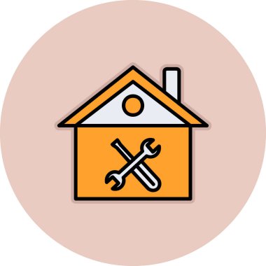 ev simgesi vektör illüstrasyonu