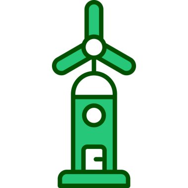 Roket. Web simgesi basit illüstrasyon