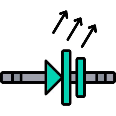 ok simgesi vektör illüstrasyonu