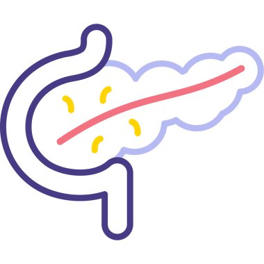 Soğuk ikon vektörü. İnce çizgi işareti. renk kontur sembolü resimlemesi