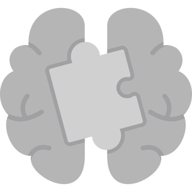 Yapboz simgesi, illüstrasyon, beyaz arkaplan üzerindeki vektör