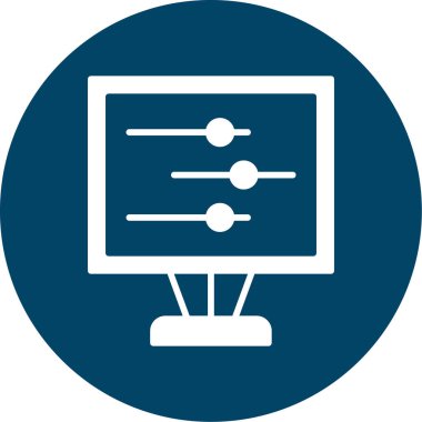 şebeke. Web simgesi basit illüstrasyon