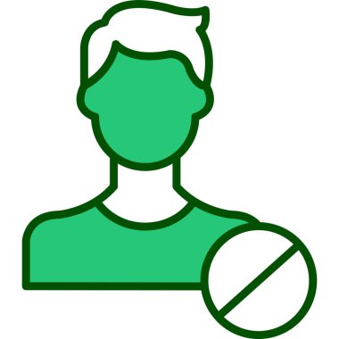 man simgesi, vektör illüstrasyonu