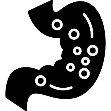 Bir midenin vektör çizimi