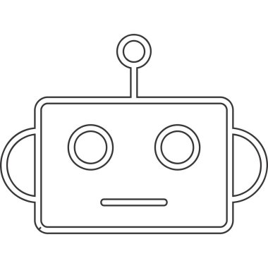 Taslak biçiminde robot simgesi