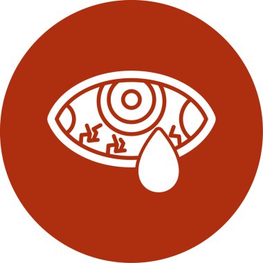 Göz simgesi vektör illüstrasyonu