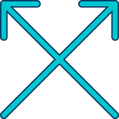 Ok. Web simgesi basit illüstrasyon