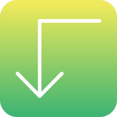 Modern ve eksik simgenin vektör illüstrasyonu