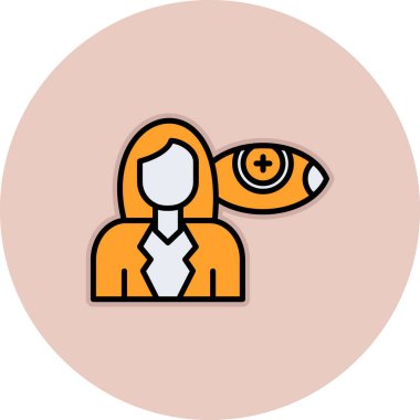 vector illustration of a girl in a mask