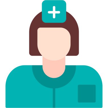 kadın hemşire avatar simgesi