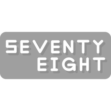 77 damgalı. Arkadaki 77 beyaz işaret.