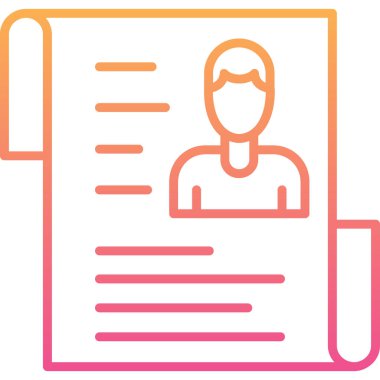 İnsan simgesinin vektör illüstrasyonu