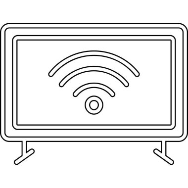wifi sembolü simgesi, özet biçimi