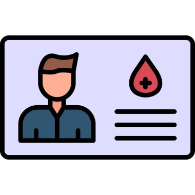 kan ikonu vektör illüstrasyonu