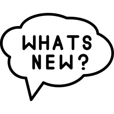 yeni yeni soru, metin ile konuşma balonu.