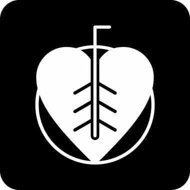 elma simgesi, vektör illüstrasyonu