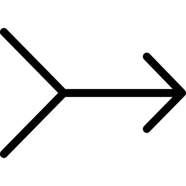 ok aşağı ok simgesi dış hat biçiminde
