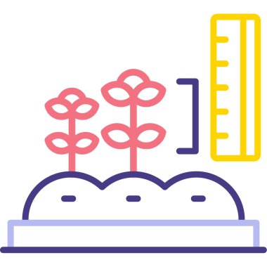 bitki simgesi vektör illüstrasyonu