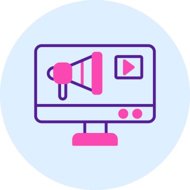 seo modern simgesinin vektör illüstrasyonu