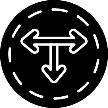 Ok. Web simgesi basit illüstrasyon